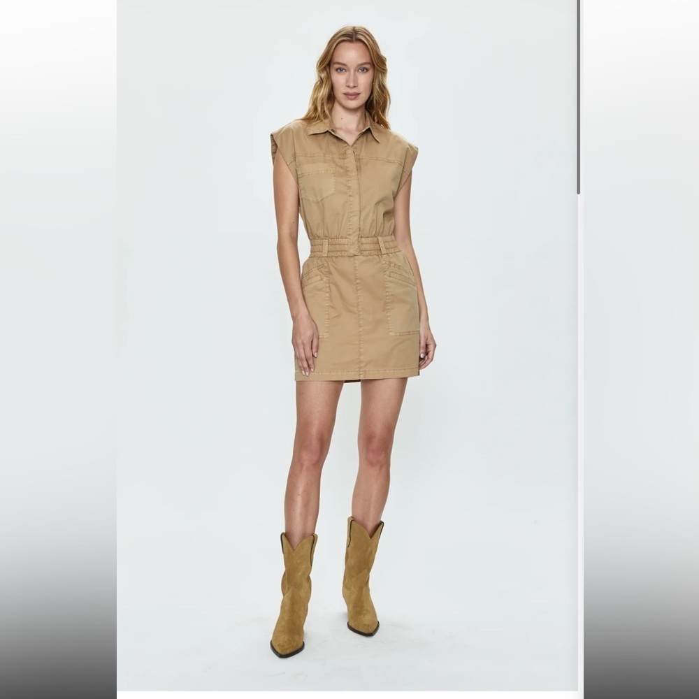 Pistola Rosie mini dress in coconut size S